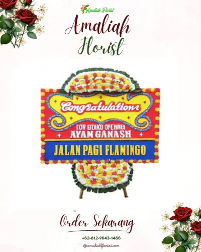 Bunga Papan Congratulation di Mekarasih